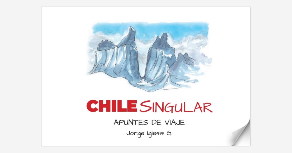 el arquitecto y artista Jorge Iglesis presenta su libro de acuarelas, “Chile singular. Apuntes de viaje”, en el que recoge algunos de los paisajes más asombrosos de Chile
